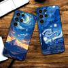 Яркая Живописная Пейзажная Силиконовая Чехол-Накладка Для Телефона Samsung S24 22 20 23 21 20 Ultra Plus Lite 5G Печатная Крышка
