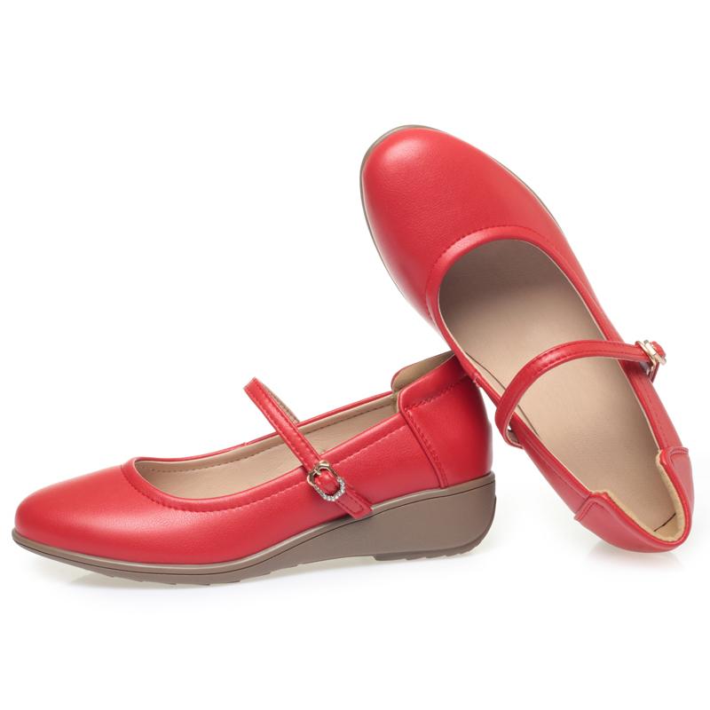 Fashion AIYUQI Women’s Loafers 2025 New Summer Ballet Shoes Women Comfortable Large Size Soft Leather Shoes Female