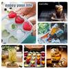 Silicone Ice Trays for Freezer, 21 PCS Ice Cube Tray with Lid, Lovely Heart Ice Cube Mold For Chilling Drinks Ice Maker Molds