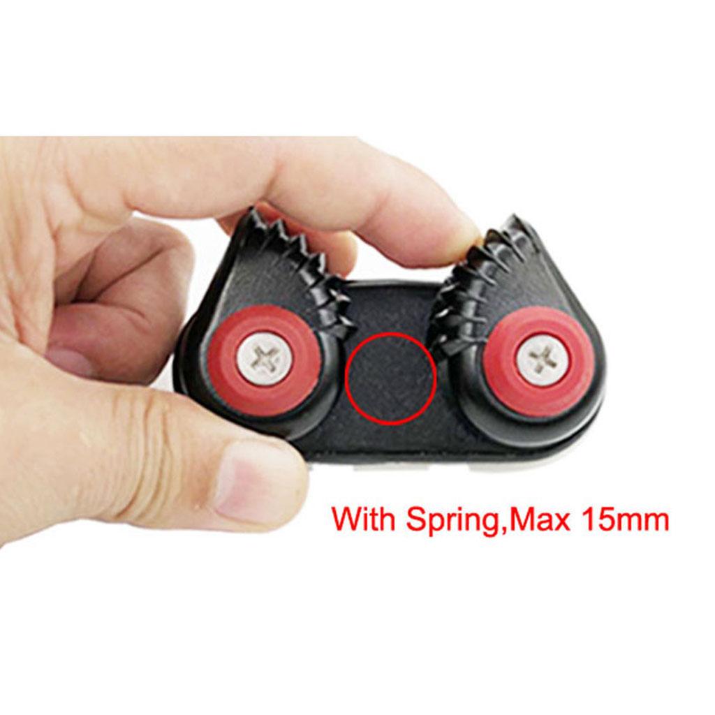 2 Pieces Kayak Cam Cleat for Line Sizes Up to 5/8 Incn 15mm, Aluminum,