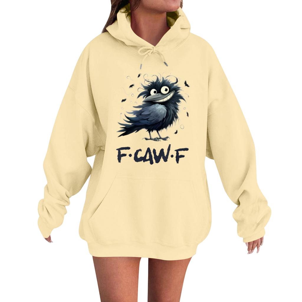 Women's Fashion Casual Long Sleeve Loose Printed Sweatshirt