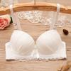 Sexy Push Up Bras Sweat 3/4 Cup Underwear For Women Printed Floral Lingerie Female Bras Cute Brassiere