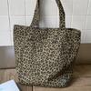 Сумка женская сумка новая сумка через плечо леопардовый принт повседневная сумка для покупок большая вместимость модная однотонная сумка-тоут