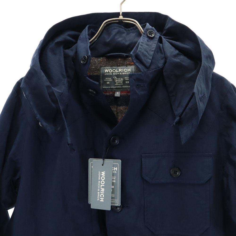 Неиспользованная куртка WOOLRICH Field S темно-синяя парка мужская б/у