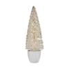 Sapin De Noël Moyen - 10 X 33 X 10 Cm - Blanc - Plastique - Décoration Intérieure