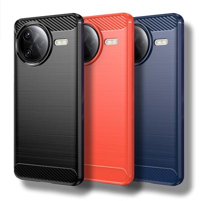 Для Poco F7 Ultra 5G Чехол для Xiaomi Poco F3 F4 F5 F6 F7 Pro Чехол из углеродного волокна Противоударный силиконовый бампер для Poco F7 Ultra