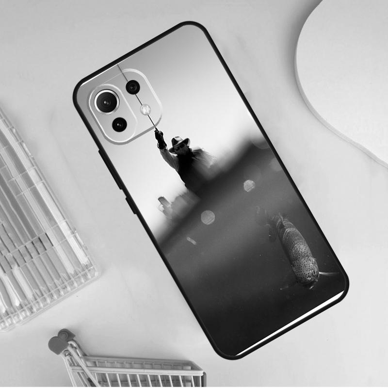 Рыбалка на окуня Озеро Закат Рыбак Чехол для Xiaomi 14T Pro 11T 12T 13T 13 14 Ultra POCO X7 Pro X3 X5 F3 F5 F6 M6 X6 Pro Чехол