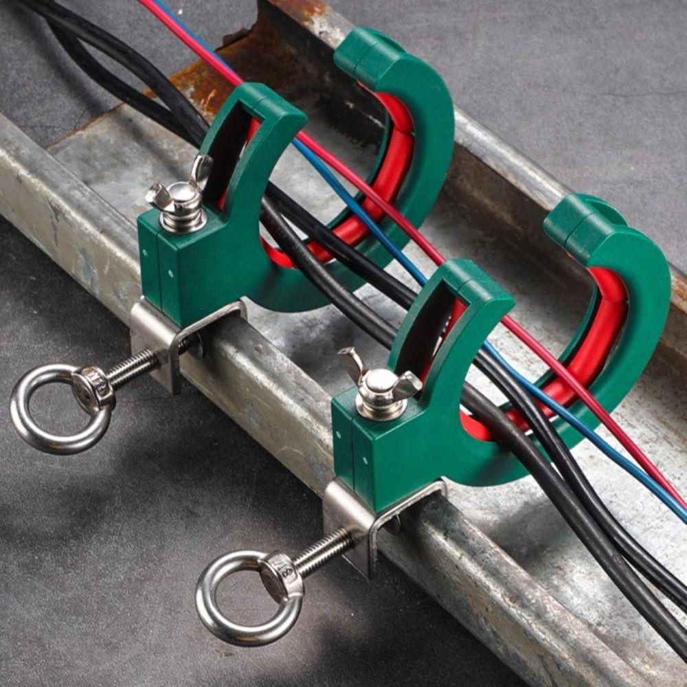 Stainless Steel Pulley Roller Adjustable Clamp Cable Tray Constructions Workers