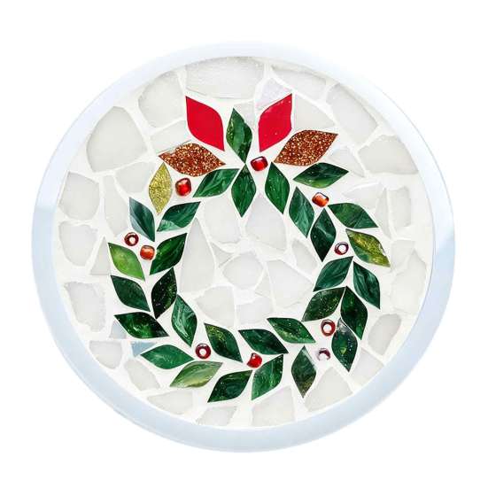 Unique Holiday Table Setting DIY Acrylic Coaster Making Kit, Christmas Theme Decorative Craft,Waterproof Mat Accessories Creative for And Parent-child
