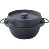Iwachu Rice Enameled for Direct Nanbu 21084 Cooker, 2-Cup Capacity, Black, Interior, Heat, Ironware,