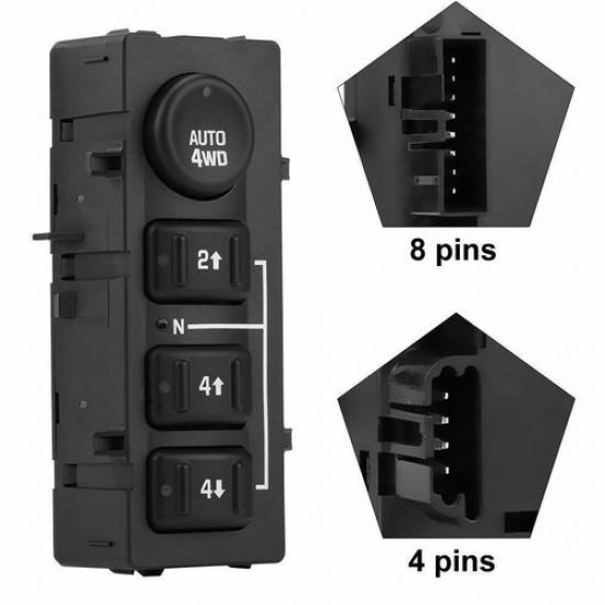 4WD Selector Control Switch For 2005-2006 Cadillac Escalade & Chevrolet Tahoe