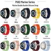 Силиконовый ремешок Apple Watch 11 Ultra с двойной пряжкой