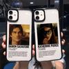 Чехол для телефона «Дневники вампира» с Деймоном для iPhone 13 14 Pro MAX 11 12 15 XS X XR 8 16Plus Горячий ТВ-сериал Ударопрочный Жесткий Чехол Fundas