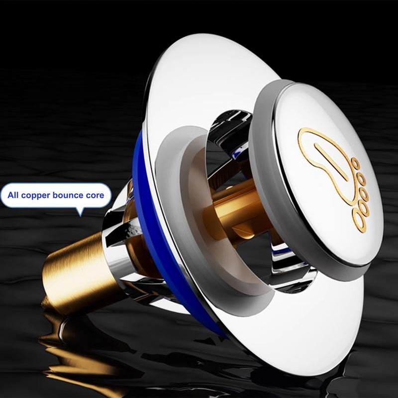 Крышка слива для душа Нажимная крышка слива для душа Уловитель волос со съемными фильтрами Защита от засоров Крышка измельчителя отходов Для