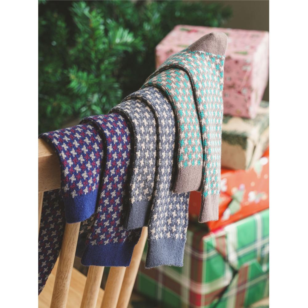 DaiSo Korangnae Company Men S Sephardt Jacquard SockS