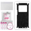 apgo Protective Skin Sticker for the Back+sides Compatible with Vivo X80, Full Wrap Film, Foil, Vinyl - Pattern Black Camo