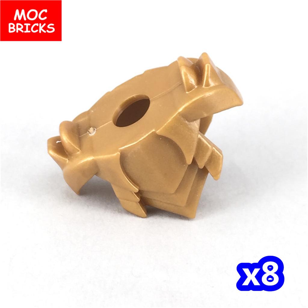 MOC Кубики Средневековые Рыцари Рим Оружие Золотой Меч Щит Копье Алебарда Шлем Фигурка Образовательный Строительный Блок Подарки