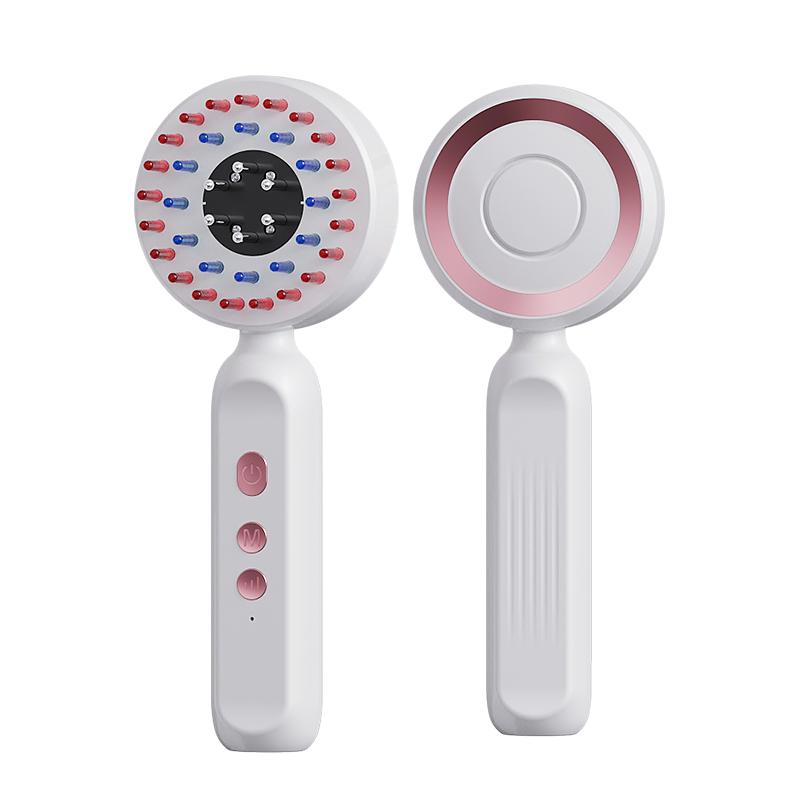 Scalp Essential Oil Massage Comb Electric Red and Blue Hair Care Hair Tonic Scalp Applicator ball hair Comb Hair Massager