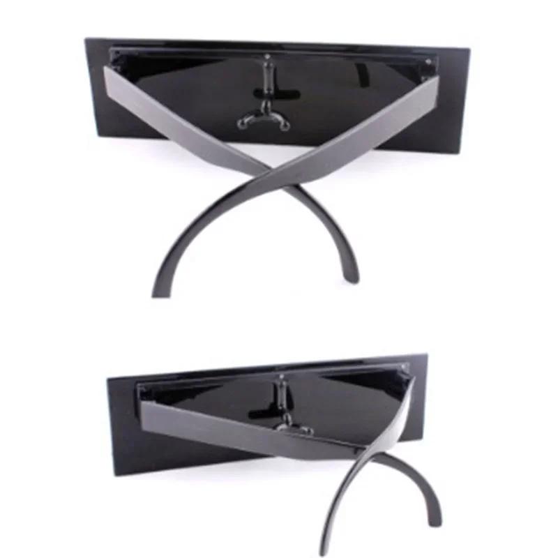 Black Long Frame Square Coded Pixel Sunglasses Flat Sunglasses Rectangular Party Ball Large Sized Sunglasses Unisex Glasses