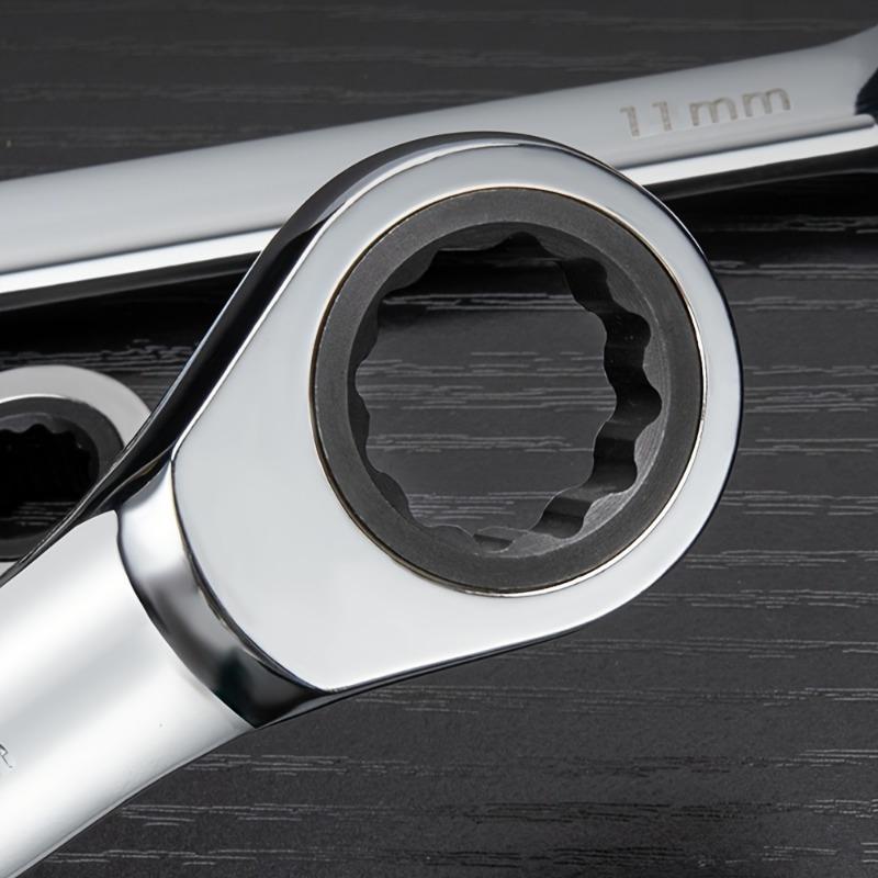 1PC Ring Double Head Ratchet Wrench Reversible Ratchet Combination Spanner