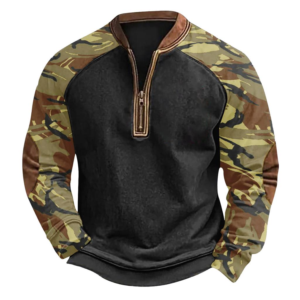 Мужская зимняя толстовка с пряжкой Мужская толстовка с принтом