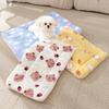 Cartoon Bear Flannel Cat Pet Blanket Dog Mat Quilt Dog Household Pet Supplies Universal for All Seasons