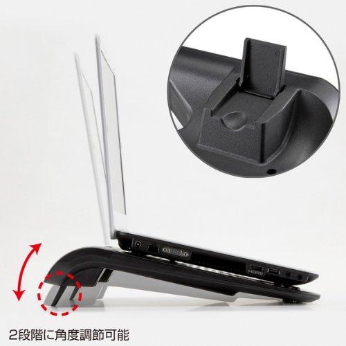 SANWA SUPPLY Охлаждающая подставка для ноутбука (с функцией турбо) TK-CLN19U