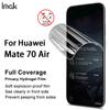 Для Huawei Mate 70 Air Стекло IMAK Защитная гидрогелевая пленка от подглядывания 3-го поколения Полное покрытие Защитное стекло