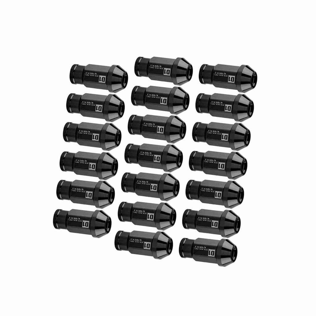 Автомобильный винт для покрышки гоночного колеса алюминиевая гайка M12X1.5 (черный)