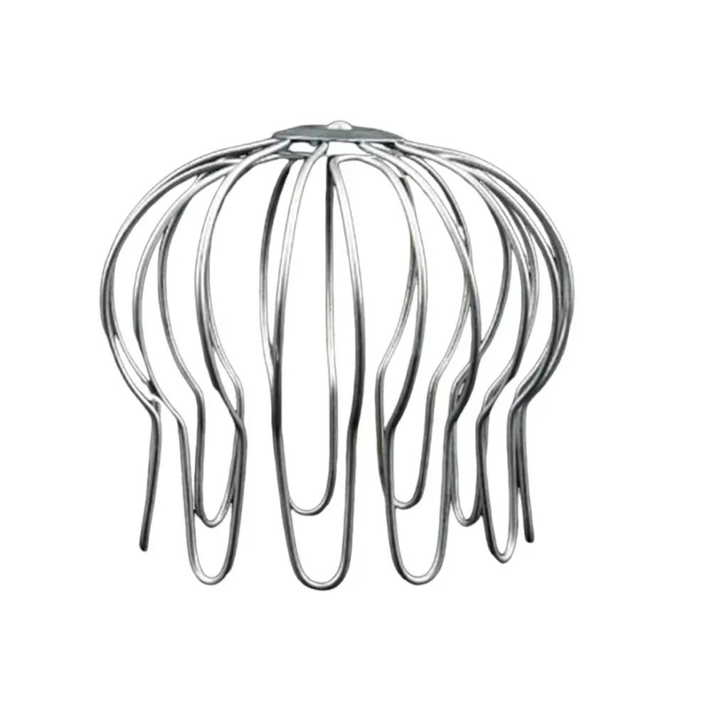 Нержавеющая сталь Слив для пола Кровельный Балконный Водосток Защитная решетка Фильтр Защита от засорения Колпак для дождевой трубы Наружный Дренаж Сантехнический фитинг