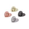 5Pcs Metal Heart Shaped Phone Charm Holder Love Heart Phone Finger Ring / Self Adhesive Mobile Phone Back Stand Hooks