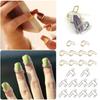 Reusable Nail Rings Removable Phalanx Ring New Fingertip Nail Rings Girls
