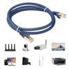 RJ45 Network Cable 40Gbps with RJ45 Connector LAN RJ45 Patch Cord 2000Mhz Cat8 RJ45 Shielded LAN Cables for PS4 Laptop PC Router