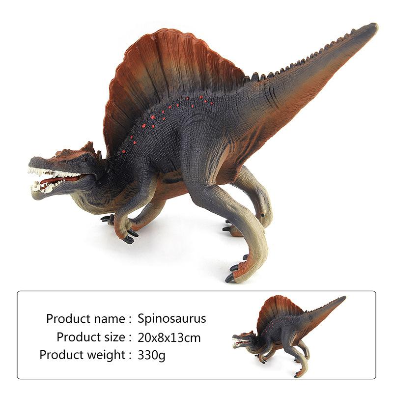English Picture Details Dinosaur World Figure Model Toy Solid Pvc Support Posture Thornback Dragon