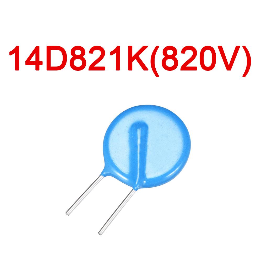10 шт. 14D металлооксидный варистор MOV, значения диапазона от 151K до 821K 14K 14D 270/470/151/201/221/471/561/621/681/821 МЕТАЛЛООКСИДНЫЙ варистор ZOV