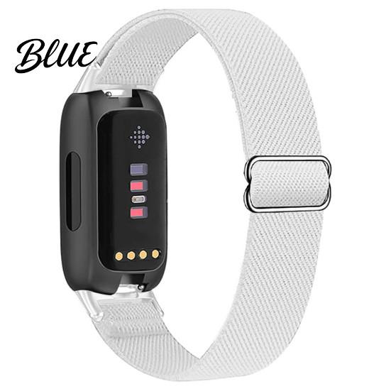 Быстросъемный ремешок для часов Эластичные нейлоновые ремешки для Fitbit Inspire 3 Регулируемый сменный ремешок для смарт-часов Дышащий плетеный спортивный браслет Женский Мужской