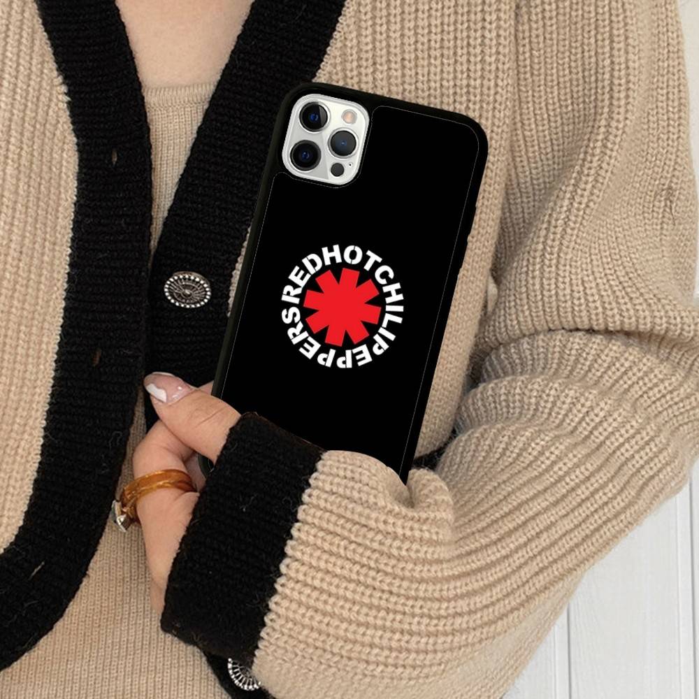Чехол для телефона с изображением группы Red Hot Chili P-Peppers для iPhone 16 15 14 13 12 11 Pro Max Plus Ударопрочный Жесткий чехол из ТПУ+ПК
