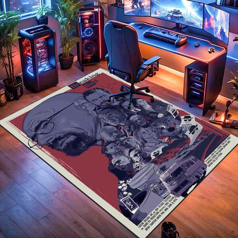Chemical Chaos Unleashed carpet Suitable for all seasons Living room and bedroom mats Doormat Art Bathroom mat