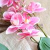 Artificial Butterfly Orchid Silk Flower Phalaenopsis Bouquet Home Wedding Decor