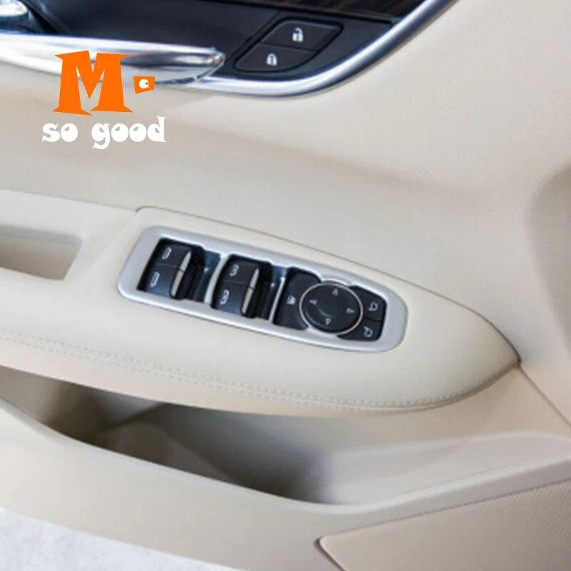 Для Cadillac XT5 2016 17 18 19 автомобильная дверь, окно, стекло, подъемник, переключатель управления, панель, накладка, наклейка, аксессуары, ABS, хром