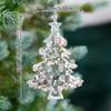 Creative Five Pointed Star Heart Wings Elk Peace Dove Christmas Tree Pendant