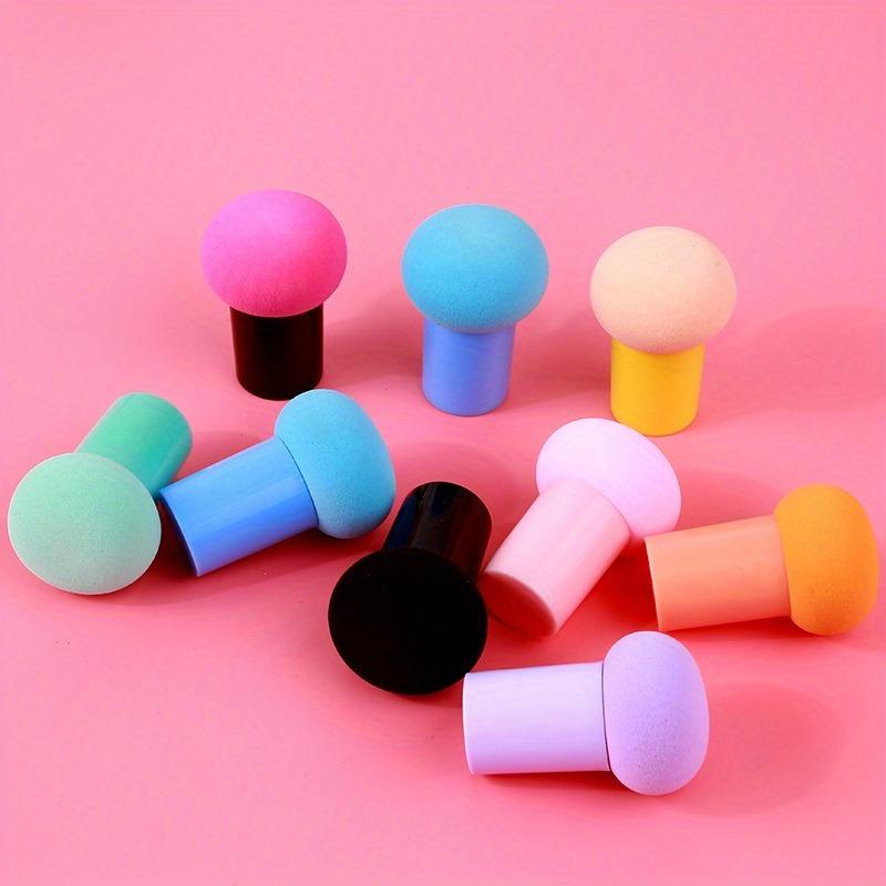 Набор из 9 кистей для трафаретов и губок с ручками в форме тыквы для поделок, влажного и сухого использования - чернильные тампоны для скрапбукинга, создания открыток и смешанного искусства