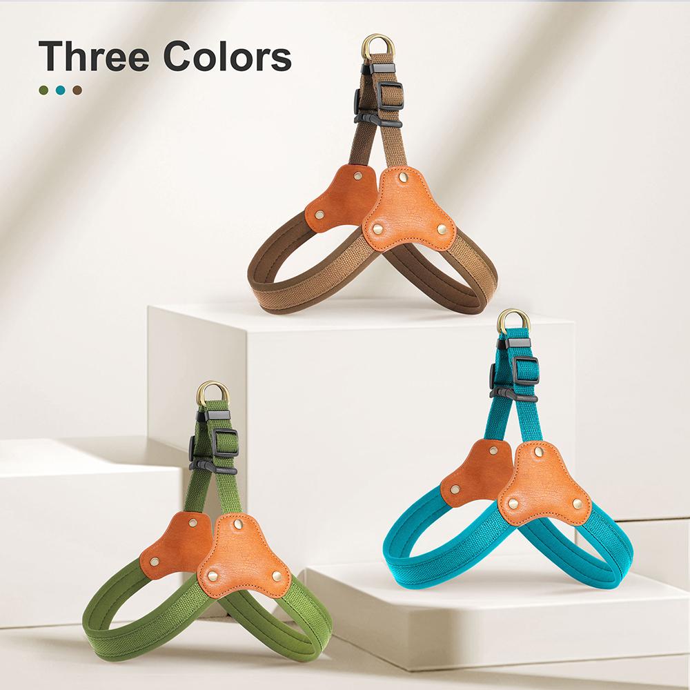 Прочная нейлоновая шлейка для собак, регулируемый жилет-шлейка для собак, жилеты для выгула питомцев, мягкие для маленьких, средних и крупных собак, питбуль, йоркширский терьер, мопс