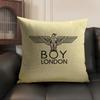 Brand BBOY LONDON Cushion Cover Natural Linen Organic Fabric DoubleSided Printing Sofa Home Decor Breathable Environmentally