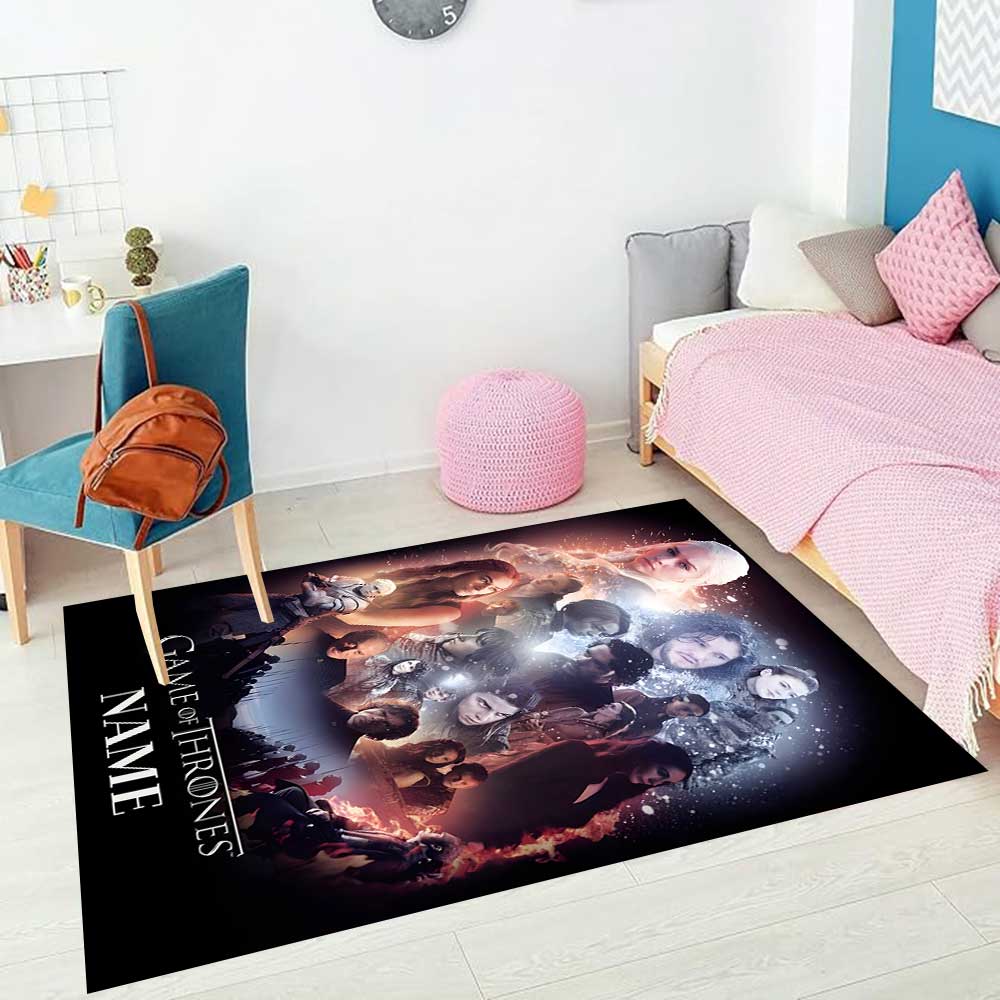 Warner Bros. Works (45) Customize your name rug, office chair cushion, home bedroom living room gift.