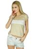 Women Short Sleeve Tank Top Lace Casual Summer Blouse Boho Chic