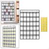 36 Classroom Pocket Charts for Cellphones and Calculators Holder Wall Door Mount Hanging Organizer