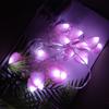 10Led/20Led/30Led Любовь в форме сердца Батарея Светодиодная гирлянда Гирлянда Ночная лампа Рождество Weddi