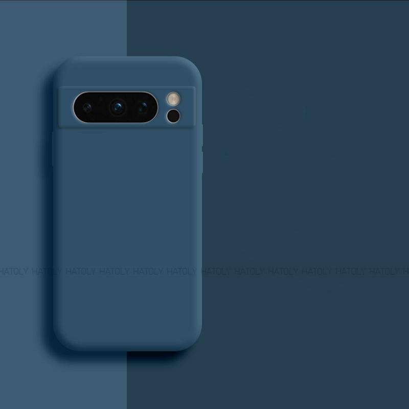 For Google Pixel 8 Pro Case Google Pixel 6A 7A 6 7 8 Pro Cover Original TPU Shockproof Liquid Silicone Phone Cover Pixel 8 Pro