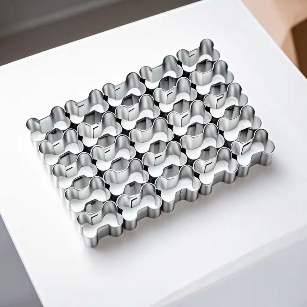 Форма для печенья из нержавеющей стали 3D Тиснитель для печенья Формочки для печенья в форме конфеты и косточки Кухня